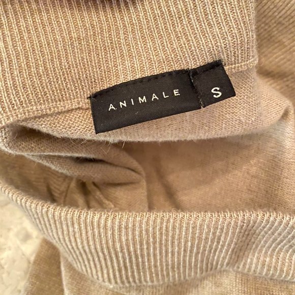 ANIMALE Cream/Beige Knit Skirt - Picture 6 of 8
